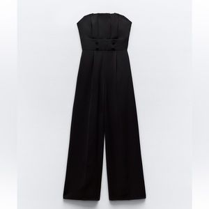 NWT Zara Women’s Strapless Long Jumpsuit
